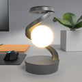 Designer-Mondlampe „Aura“ – Mit kabelloser Smartphone-Ladestation & 3D-Rotation