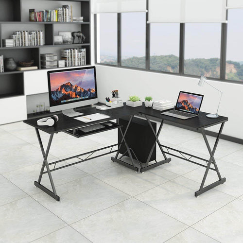 Premium Eckschreibtisch „Vision“ – Modernes L-Design für dein Home-Office